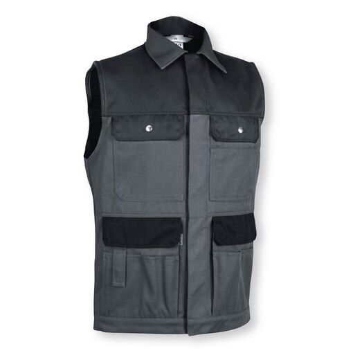 Gilet Classic Duo gris/noir T.S